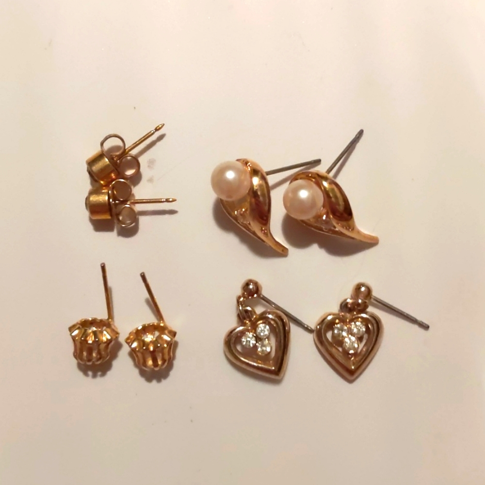 Vintage Golden Earring Bundle